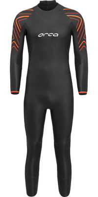 2026 Orca Da Uomo Vitalis Thermal Back Zip Open Water Swim Muta NN2U - Black