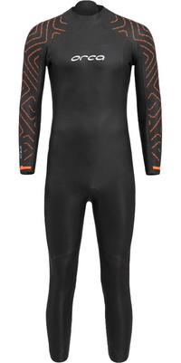 2026 Orca Da Uomo Vitalis TRN Back Zip Open Water Swim Muta NN280401 - Black