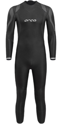 2026 Orca Da Uomo Zeal Perform Open Water Swim Back Zip Muta NN2F0501 - Black