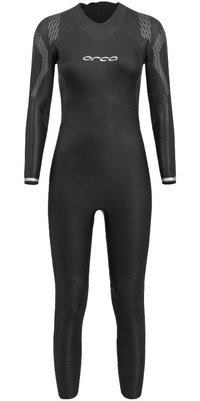 2026 Orca Da Donna Zeal Perform Back Zip Open Water Swim Muta NN6F4601 - Black