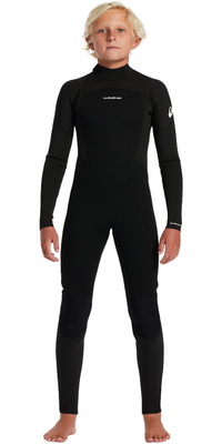 2026 Quiksilver Junior Prologue 4/3mm Back Zip Wetsuit EQBW103119 - Black