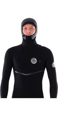 2026 Rip Curl Flashbomb Cappuccio In Neoprene Da 3mm Whoygm - Nero