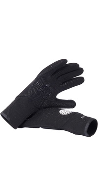 2026 Rip Curl Flashbomb 5/3mm Guanti A 5 Dita WGLYDF - Black
