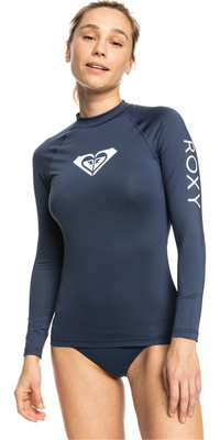 2026 Roxy Manica Lunga Whole Hearted Da Donna Lycra Vest Erjwr03547 - Mood Indigo