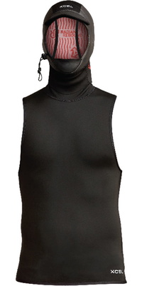 2026 Xcel Infiniti 2mm Gilet Con Cappuccio In Neoprene XW23ANR102H9 - Black