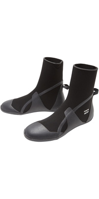 2025 Billabong Absolute 5mm Stivali Con Punta Rotonda ABYWW00112 - Black
