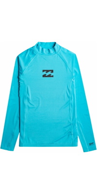 2026 Billabong Da Ragazzo Waves All Day UV50 Gilet In Lycra A Manica Lunga EBBWR00100 - Bright Blue