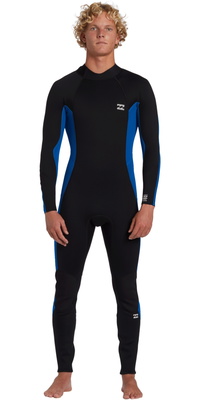 2025 Billabong Da Uomo Foil 4/3mm Back Zip Muta ABYW100235 - Mid Blue