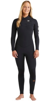 2025 Billabong Da Donna Synergy Natural 4/3mm Chest Zip Muta ABJW100209 - Night Fall