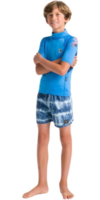 2026 C-Skins Bambino NuWave X Gilet In Lycra A Maniche Corte C-NLYSSJ - Ciano / Slate / Multi