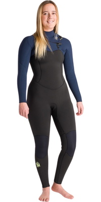 2025 C-Skins Da Donna NuWave Solace 5/4/3mm Chest Zip Muta C-NSO54WCZ - Black / Bluestone / Cool Green