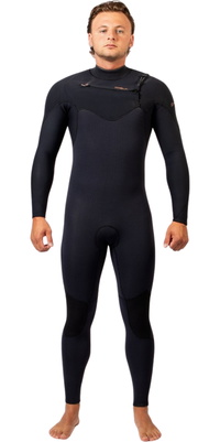 2026 Gul Da Uomo Viper 3/2mm Yamamoto Chest Zip Muta VR1223 - Black