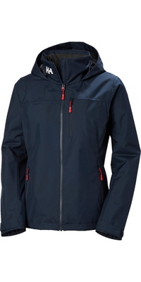 2026 Helly Hansen Da Donna Crew Giacca Da Vela A Strato Intermedio Con Cappuccio 2.0 34447 - Navy