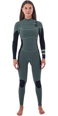 Hurley Da Donna Plus 4/3mm Chest Zip Muta WFS0012403 - Black Petina