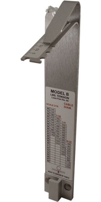 2026 Loos & Co Misuratore Di Tensione Per Cavi In Acciaio 90 Modello B SF0310137 - Silver
