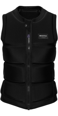 2026 Mystic Da Donna Star Front Zip Wake Impact Vest 35005.240246 - Black