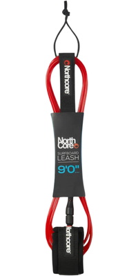 2026 Northcore 9FT Guinzaglio Per Tavole Da Surf NOCO57D - Red