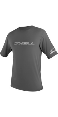 2025 ONeill Da Uomo Basic Skins Camicia Da Sole A Manica Corta 3402 - Graphite