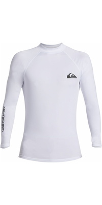 2026 Quiksilver Da Uomo Gilet In Lycra A Manica Lunga Everyday UV50 AQYWR03131 - White