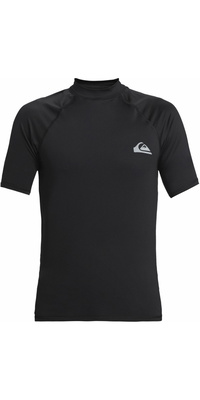2026 Quiksilver Da Uomo Everyday UV50 Gilet In Lycra A Manica Corta AQYWR03130 - Black