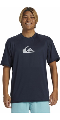 2026 Quiksilver Da Uomo Everyday Surf Maglietta A Maniche Corte UPF AQYWR03135 - Dark Navy