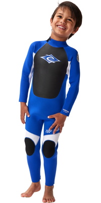 2026 Rip Curl Groms Omega 4/3mm Back Zip Muta 001TFS - Blue