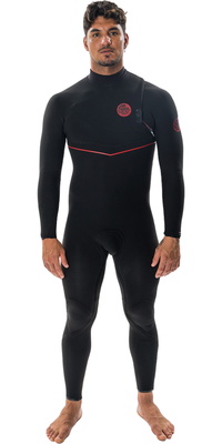 2025 Rip Curl Da Uomo Flashbomb Fusion 5/3mm Zip Free Muta 163MFS - Black