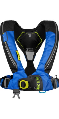 2026 Spinlock Deckvest 6D 170N Lifejacket with HRS System DWLJH6D - Blue