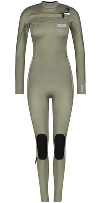 2026 Wallien Womens Nikki van Dijk 3/2mm Chest Zip Wetsuit 101008003 - Moon