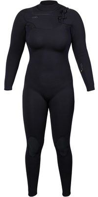 2025 Xcel Da Donna Comp + 5/4mm Chest Zip Muta WN54CPC4BK - Black