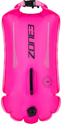 2026 Zone3 Riciclato 28L Boa Di Sicurezza / Dry Sacchetto SA23RSBDB11 - Hi Vis Pink