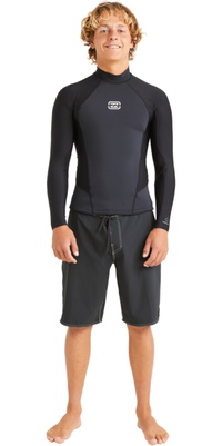 2026 Billabong Da Uomo Absolute 1mm Giacca Poly Lite ABYW800128 - Black