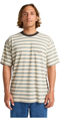 2025 Billabong Da Uomo Baxter Crew Neck T-Shirt EBYKT00111 - Sand