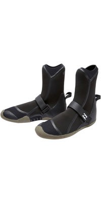 2025 Billabong Da Uomo Furnace 7mm Round Toe Neoprene Boot ABYWW00105 - Black