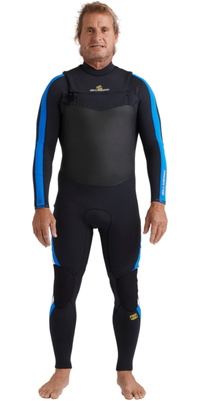2025 Billabong Da Uomo Oscillator Natural 4/3mm Chest Zip Muta 24AW193516 - Royal