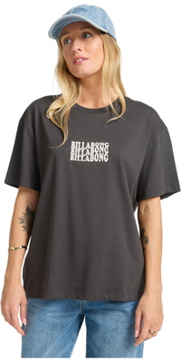 2025 Billabong Da Donna Nellaldilà Maglietta EBJZT00469 - Off Black