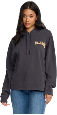 2025 Billabong Da Donna Keep It Up Felpa Con Cappuccio 24B413505 - Black Sands