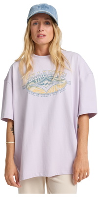 2025 Billabong Da Donna Quality Surf T-Shirt EBJZT00504 - Violet Ice