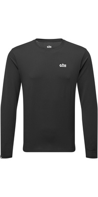 Gill Da Uomo Holcombe Crew Strato Base A Maniche Lunghe 1100 - Black
