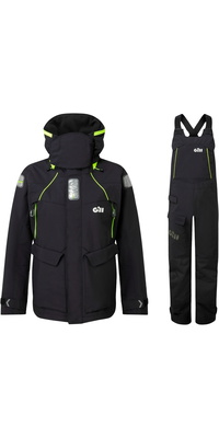 2026 Gill Da Donna OS2 Giacca E Pantaloni Da Vela Offshore GWOOJATCSB - Black
