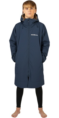 2026 Gul Bambino Revorobe Accappatoio A Maniche Lunghe AC0135-C6 - Navy / Grey