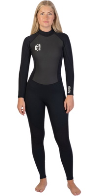 2026 Gul Da Donna G-Force 3mm Back Zip Muta GF1306-B7 - Black