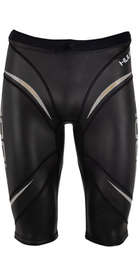 2026 HUUB Da Uomo TC Performance Buoyancy Short TCSHORT - Black / Silver