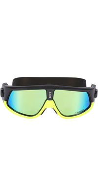 2026 HUUB Ryft Mask A2-RYFTBY - Met Black / Fluo Yel - Polarizzato Dk Smoke Gold Mir