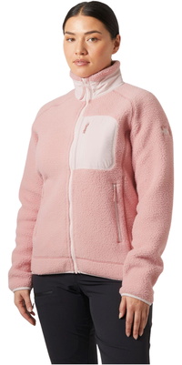 2025 Helly Hansen Da Donna Pile Imperiale Fleece Block Jacket 49468 - Pink Salt