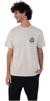 2025 Hurley Da Uomo Global Fire T-Shirt HFA25MMTS04628 - Bone