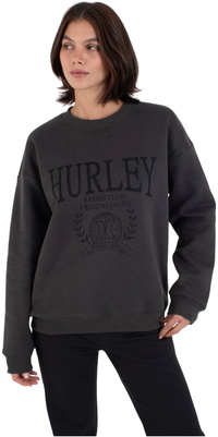 2025 Hurley Da Donna Stadio Crew WFTEU00018 - Dark Shadow