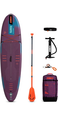 2026 Jobe Aero Yarra 106 SUP Board Pacchetto 486425008 - Purple