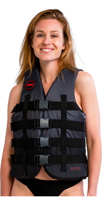 2026 Jobe Da Donna Gilet Con 4 Fibbie 244823019 - Black