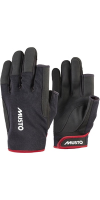 2026 Musto Essentials Guanti Da Vela Con Dita Lunghe 2.0 86117 - Black